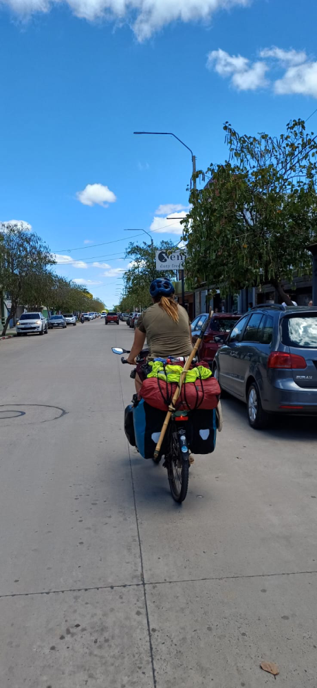 Foto vom Fahrrad fahren in Uruguay